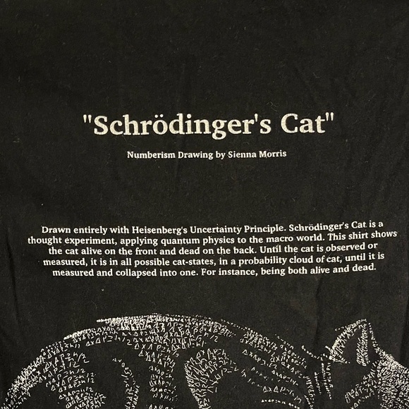 T-shirt Schrödinger’s Cat size Small - Picture 5 of 6